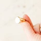 Winston Solid 18k Gold Signet