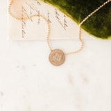 "M" Victorian Pendant
