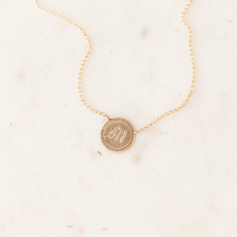 "M" Victorian Pendant