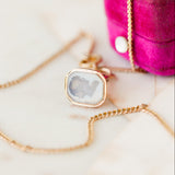 Diana Solid Gold Intaglio Necklace