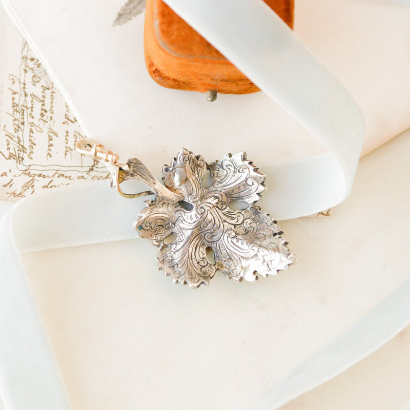 Serena Turquoise Leaf Pendant