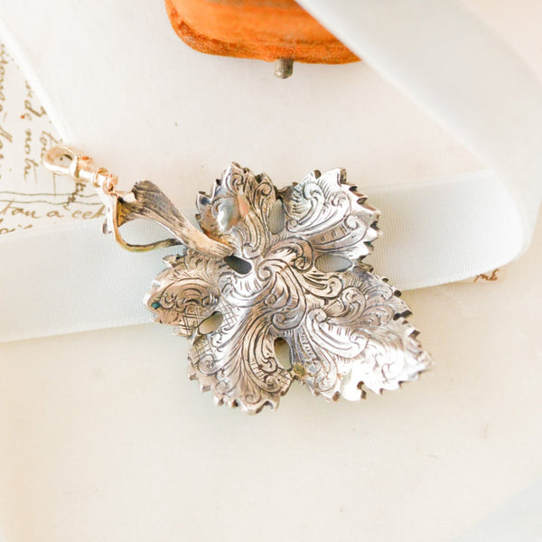 Serena Turquoise Leaf Pendant