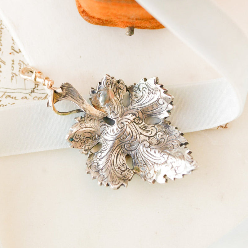 Serena Turquoise Leaf Pendant
