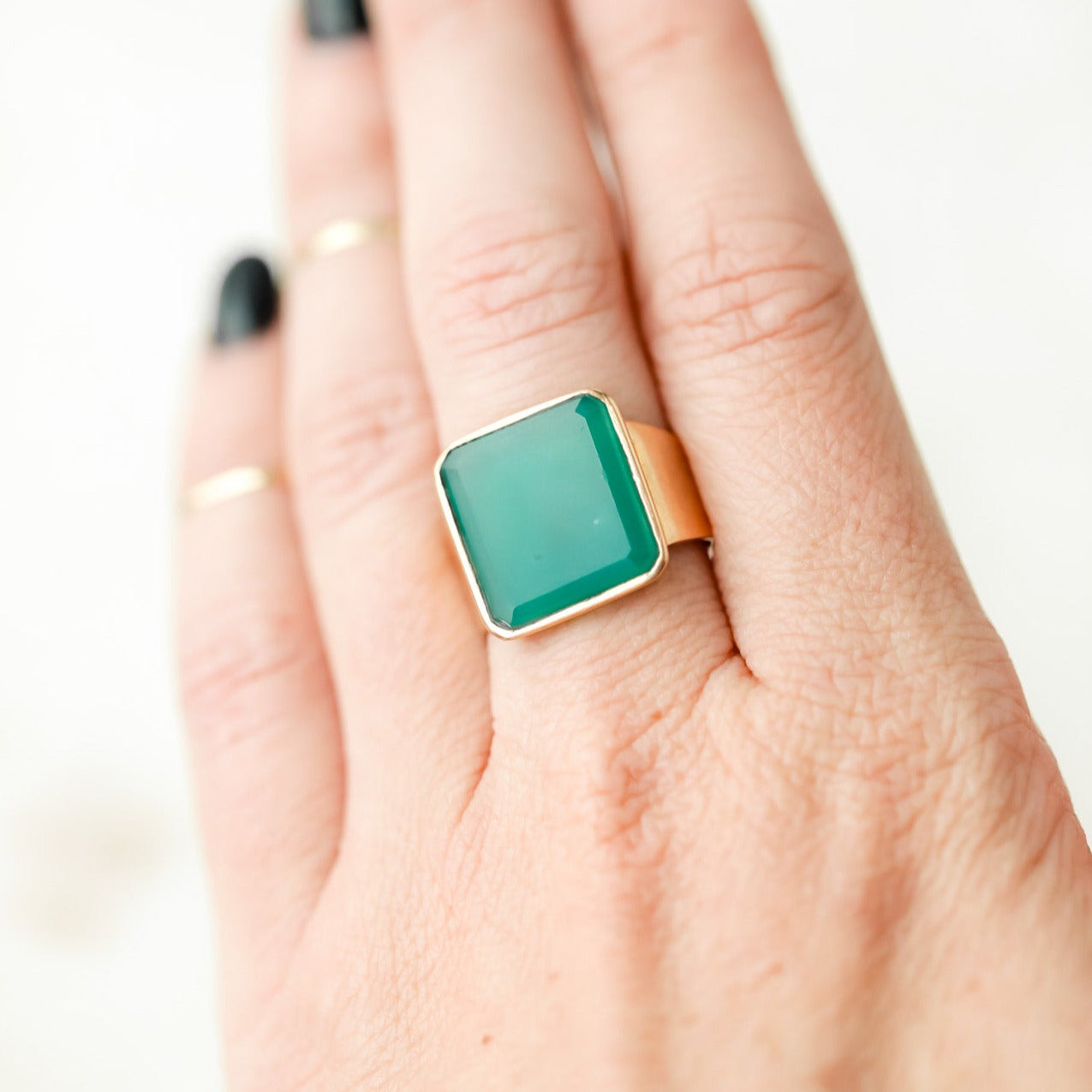 Cornwall Chrysoprase Signet