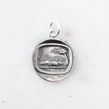 "Cottontail" Silver Charm