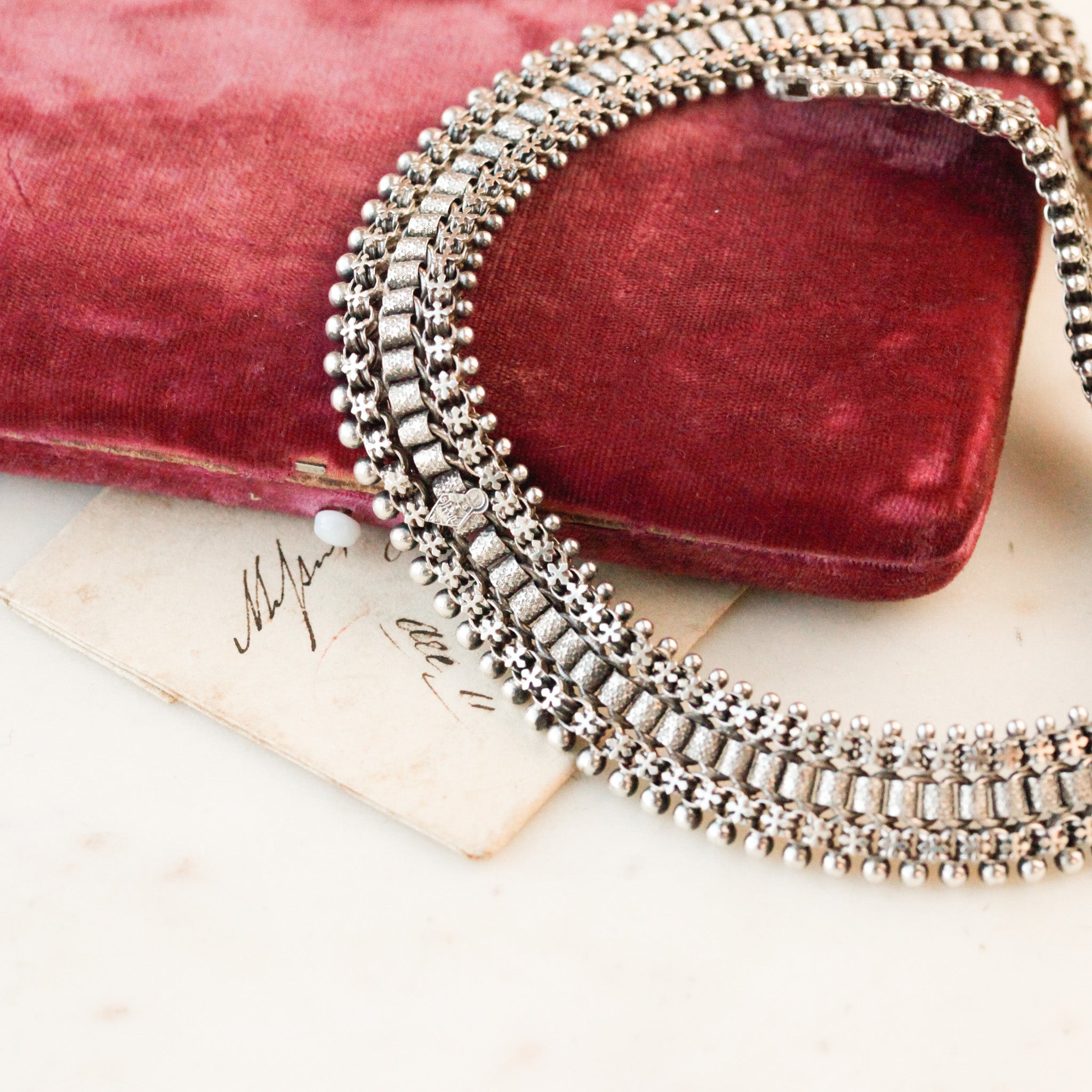 Cora Sterling Collar Necklace