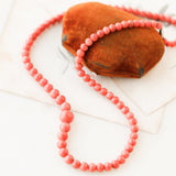 Kara Victorian Coral Necklace