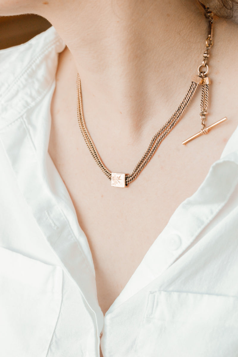 Eloise Victorian Toggle Necklace