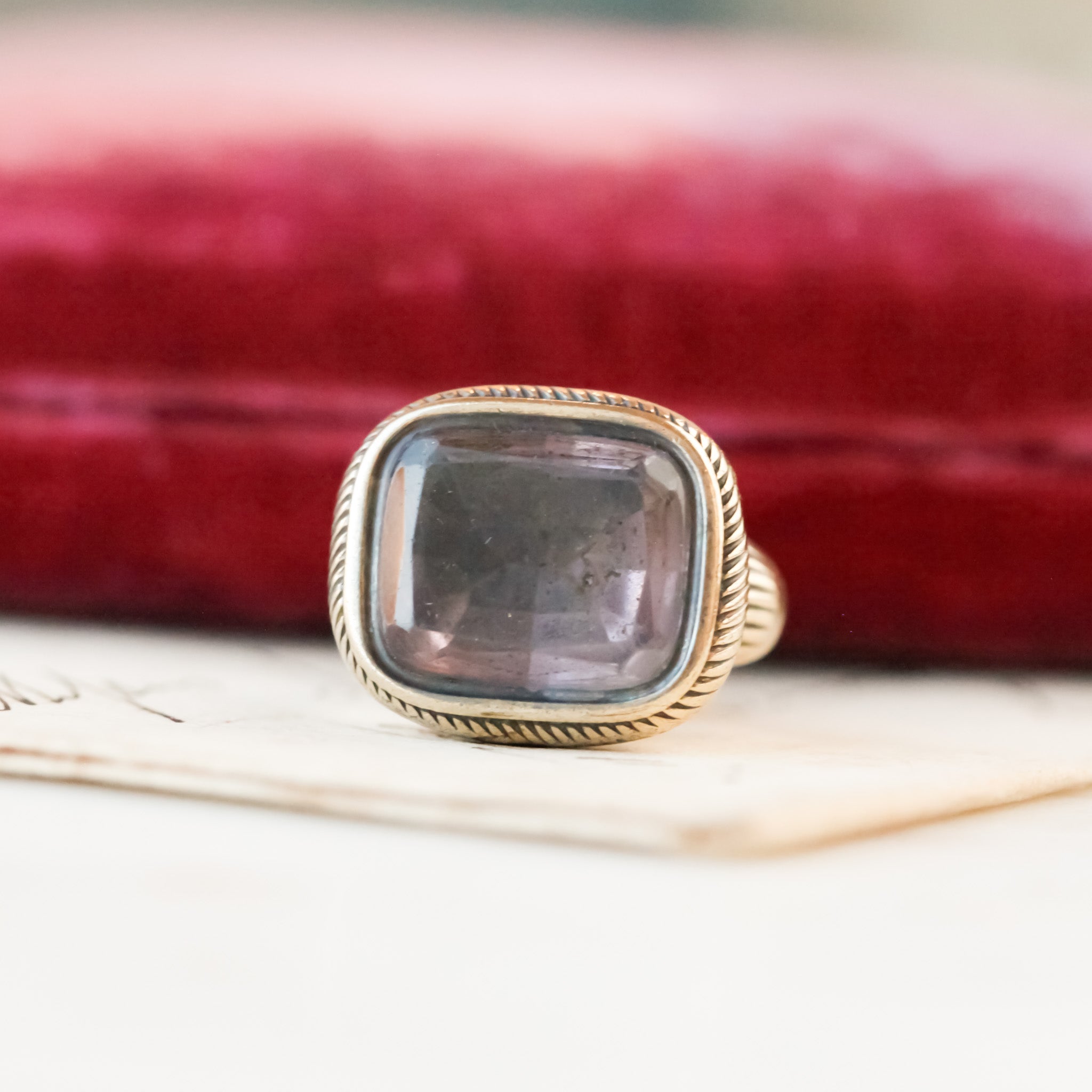 Helena Purple Fob Charm