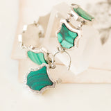 Hidden Locket Malachite Bracelet