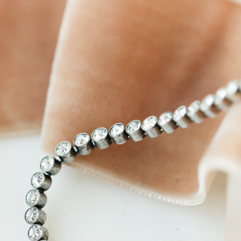 Edwardian Paste Tennis Necklace