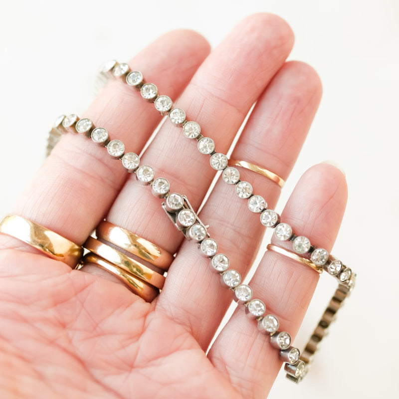 Edwardian Paste Tennis Necklace