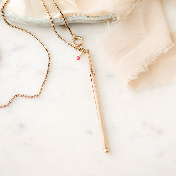 Julienne Gold Swizzle Stick