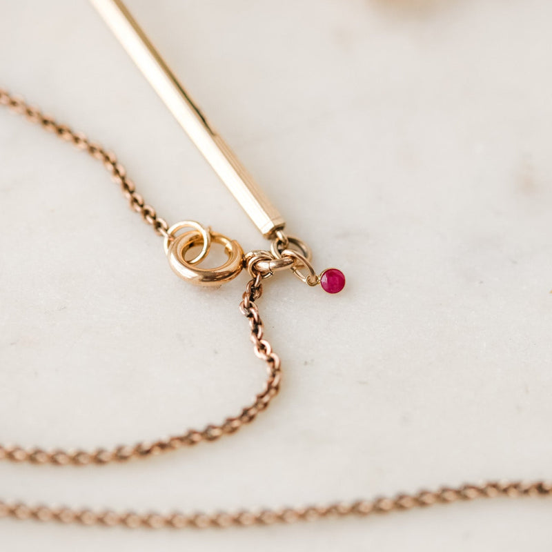 Julienne Gold Swizzle Stick