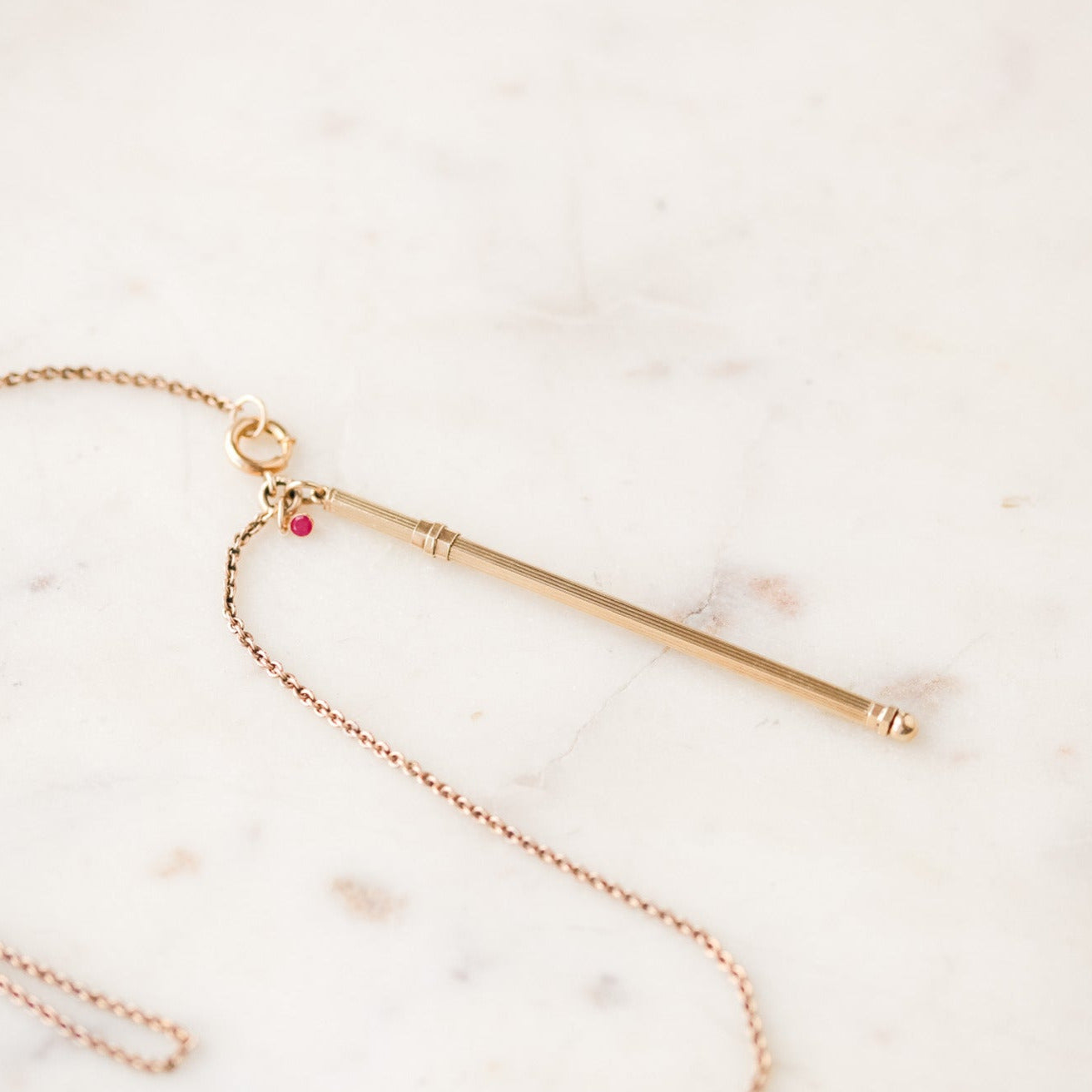 Julienne Gold Swizzle Stick