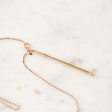Julienne Gold Swizzle Stick