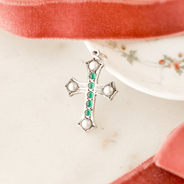 Victorian Cross Charm