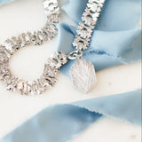 Engraved Fern Book Chain Locket