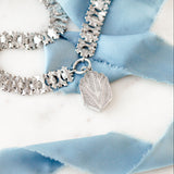 Engraved Fern Book Chain Locket