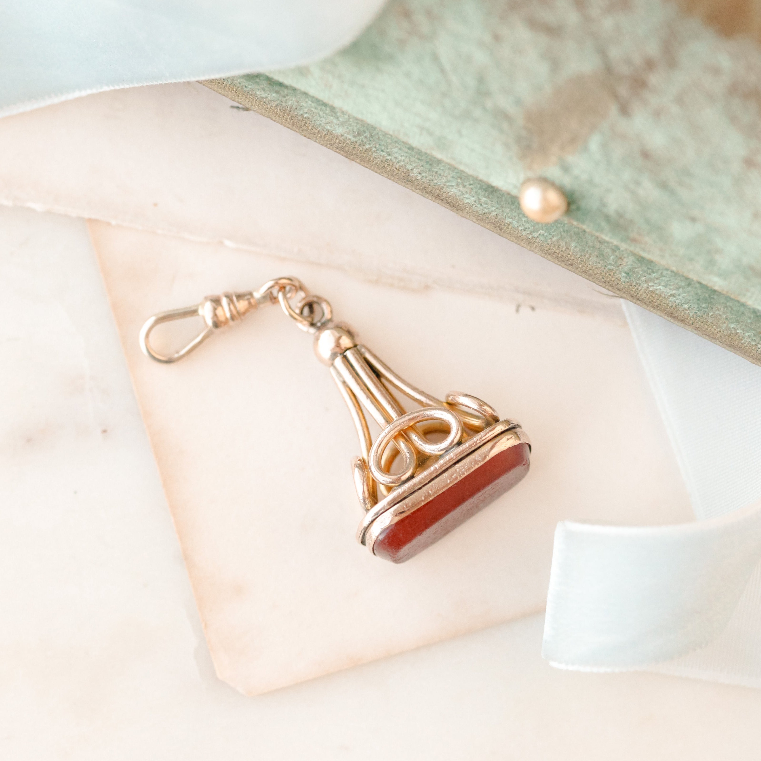 Storrow Carnelian Fob Pendant