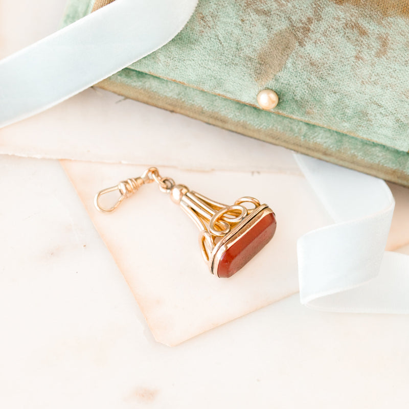 Storrow Carnelian Fob Pendant
