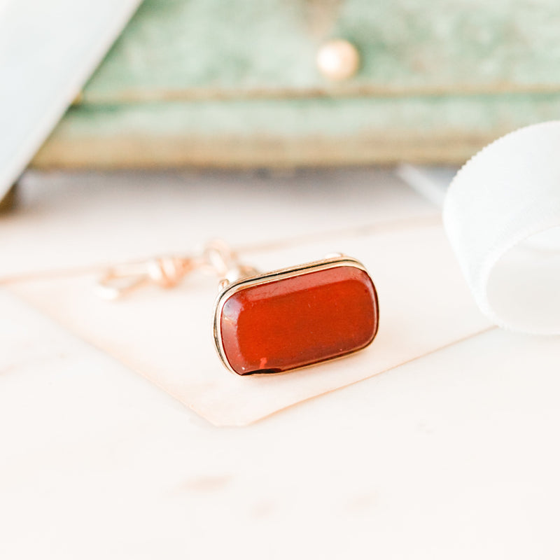 Storrow Carnelian Fob Pendant