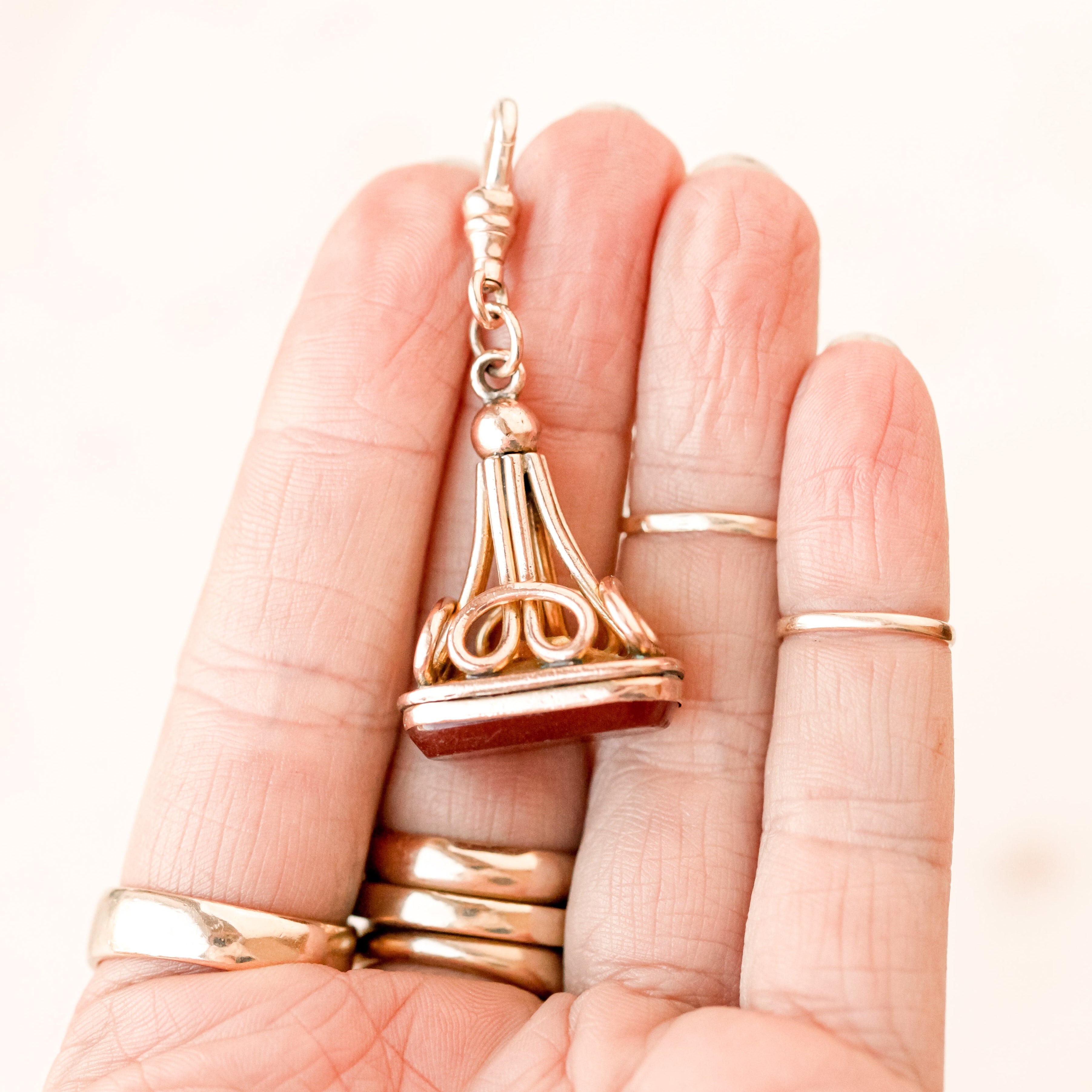 Storrow Carnelian Fob Pendant