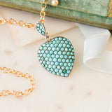 Lorrie Turquoise Heart Pendant