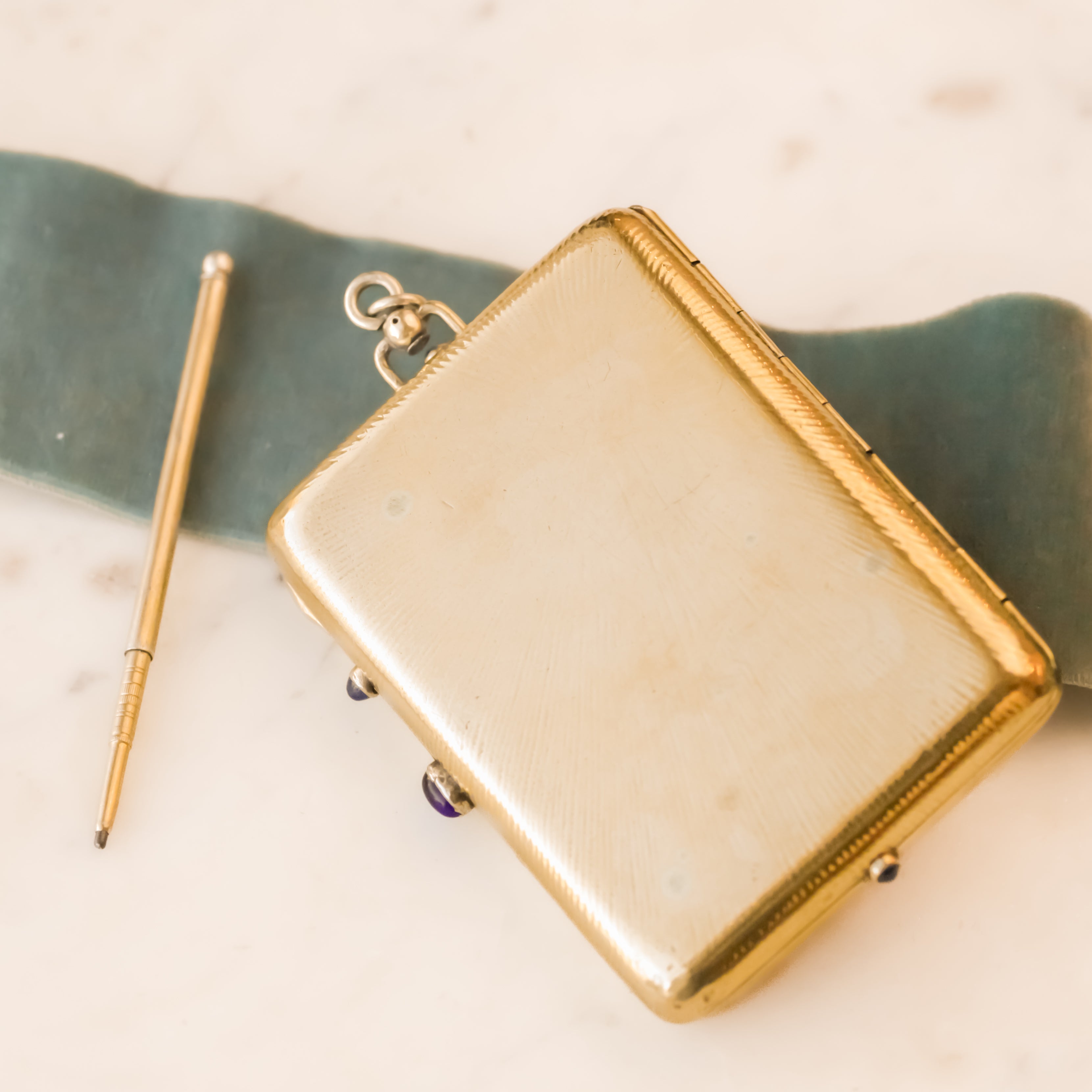 Sapphire + Diamond Deco Minaudière