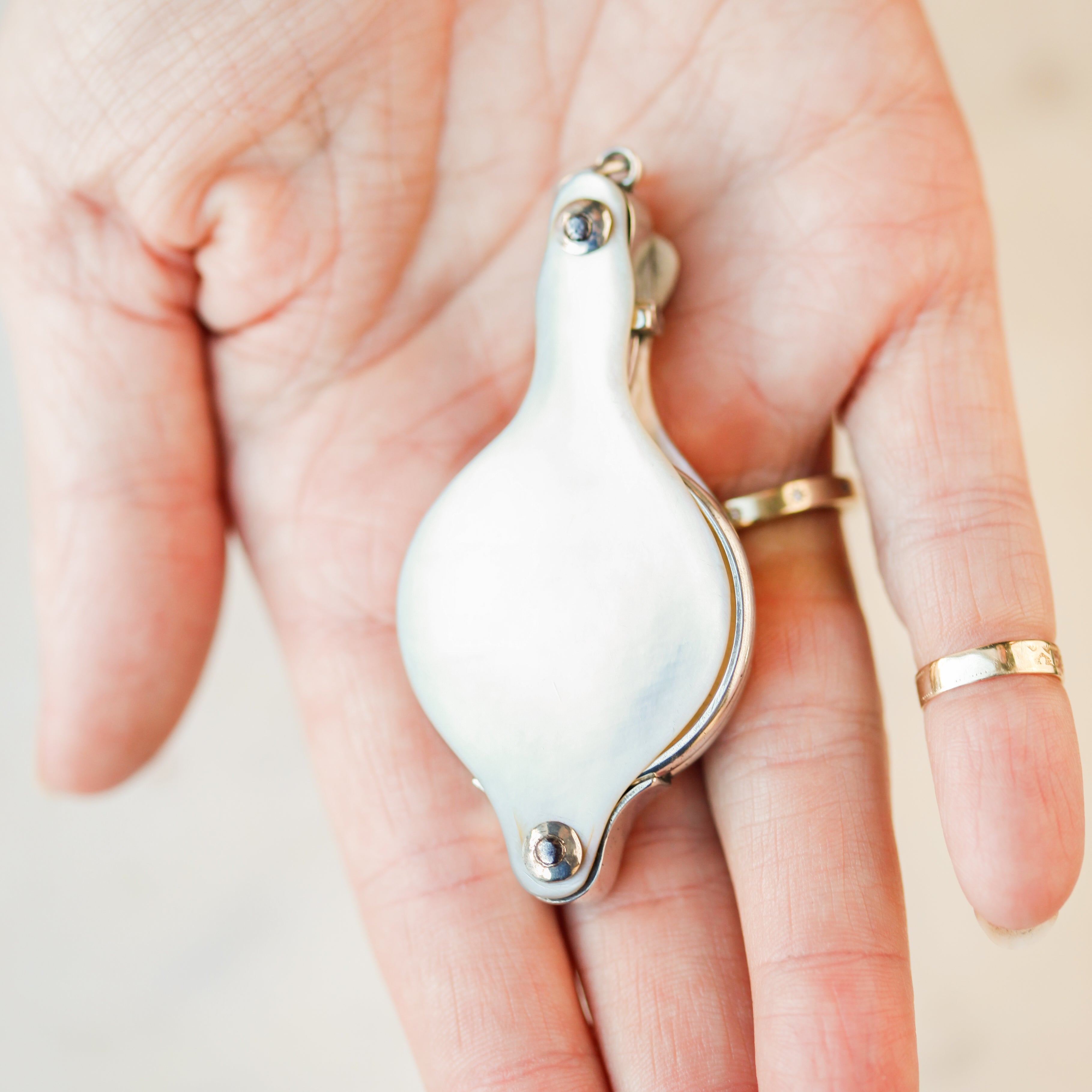 Mother of Pearl Lorgnette Glasses