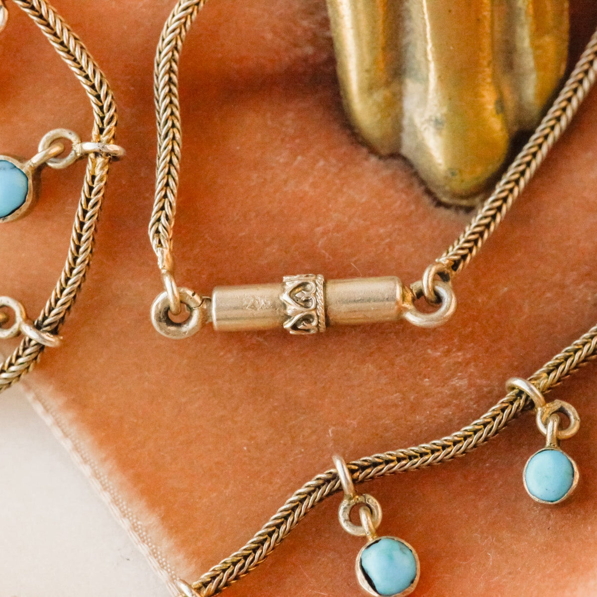 Florence Turquoise Forget-Me-Not Necklace
