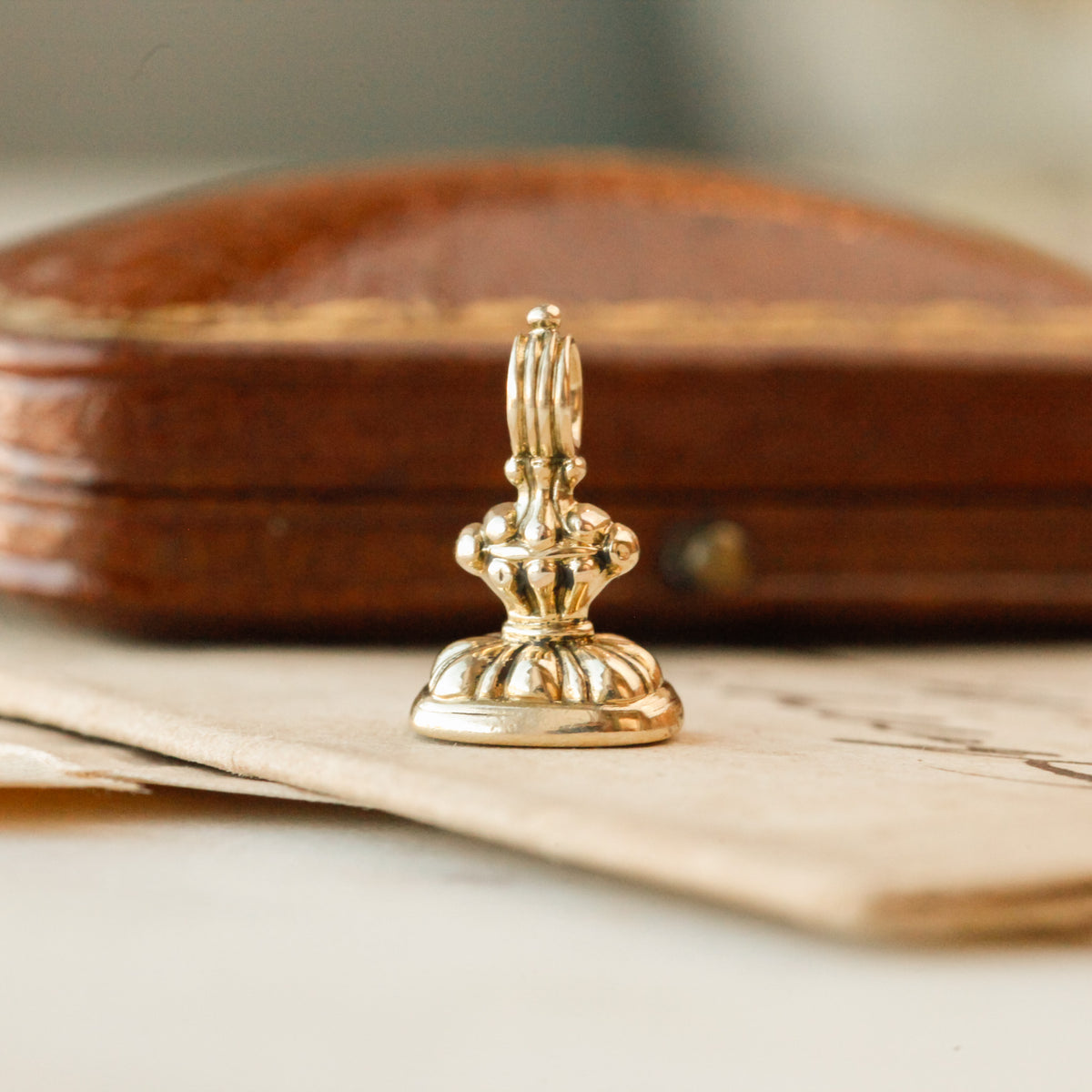 Hazel Victorian Squirrel Seal Pendant