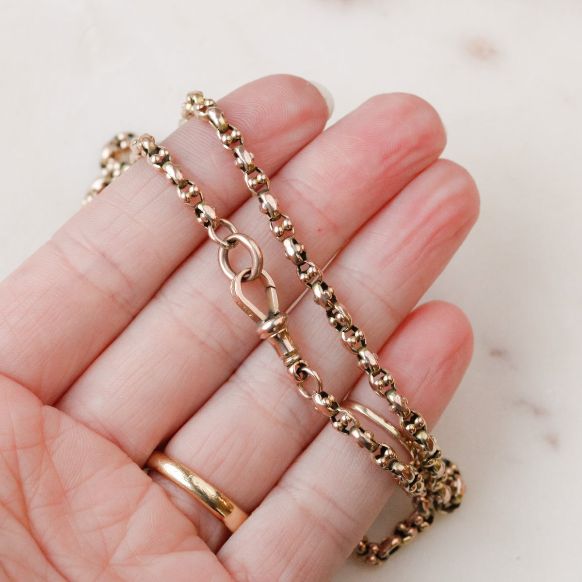 Victorian Cable Chain with Albert Clasp