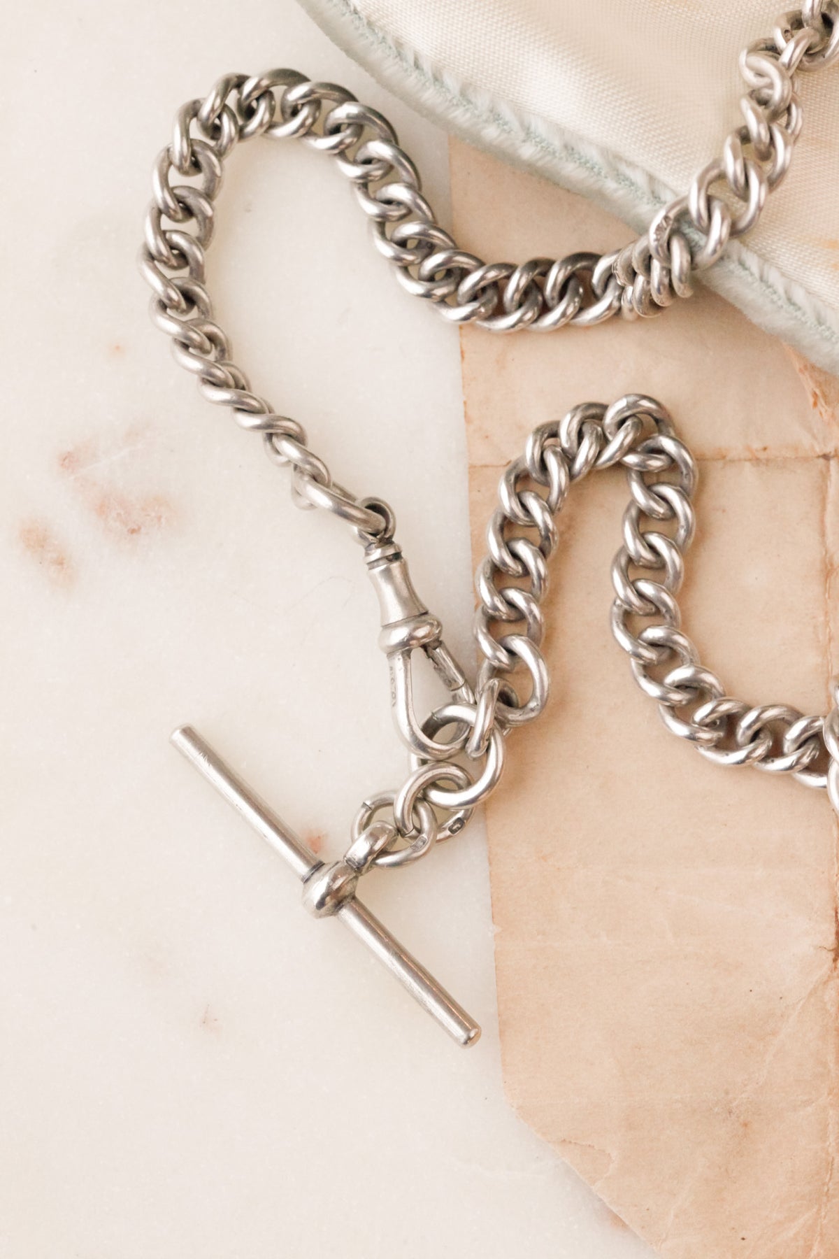 Victorian Sterling Silver Albert Chain