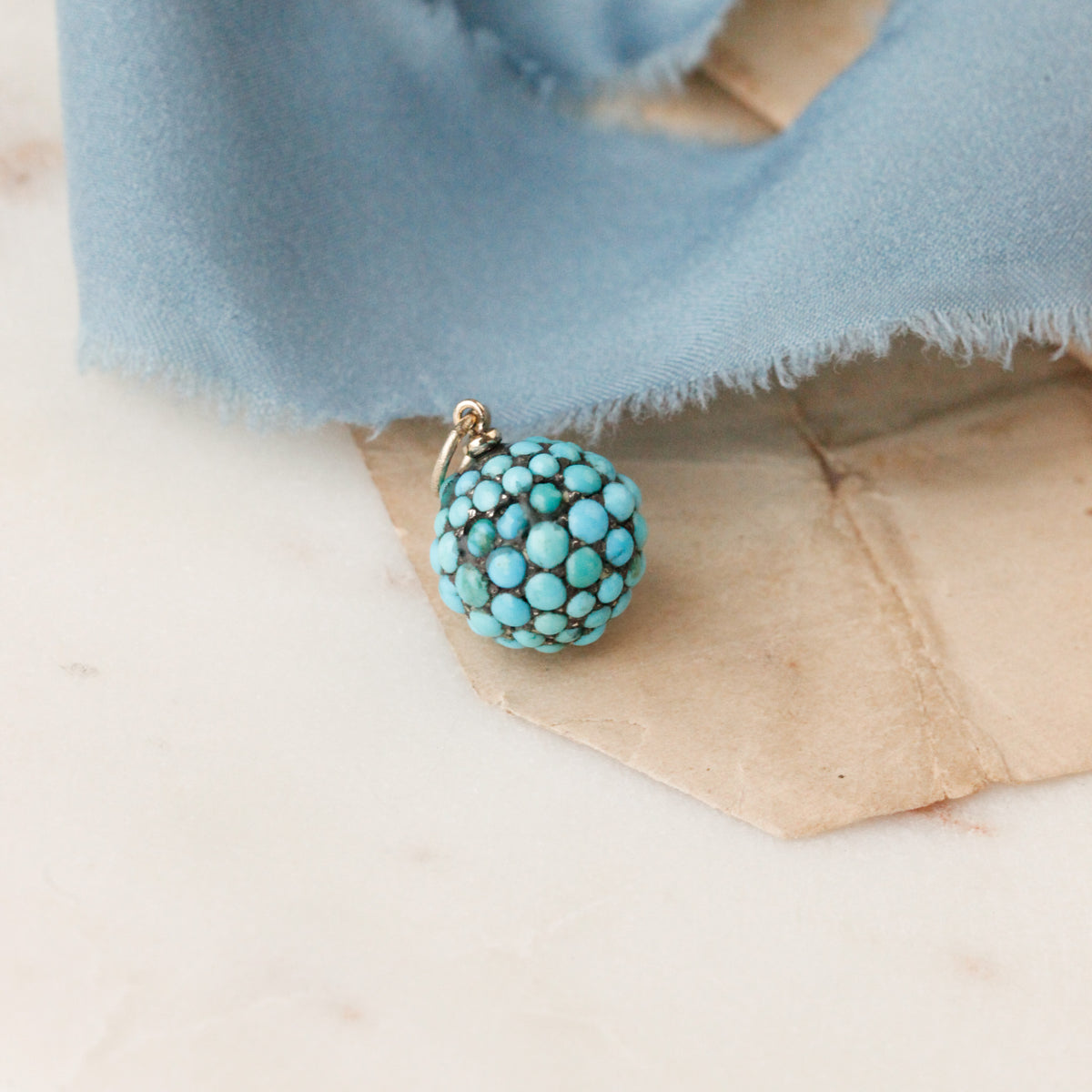 Daphne Victorian Turquoise Pendant