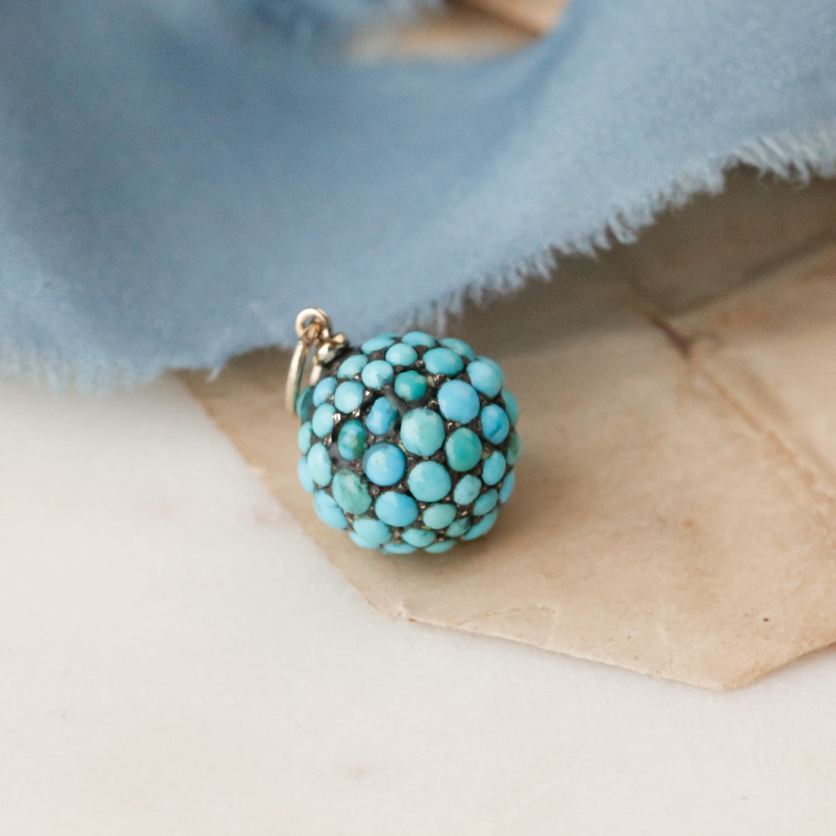 Daphne Victorian Turquoise Pendant