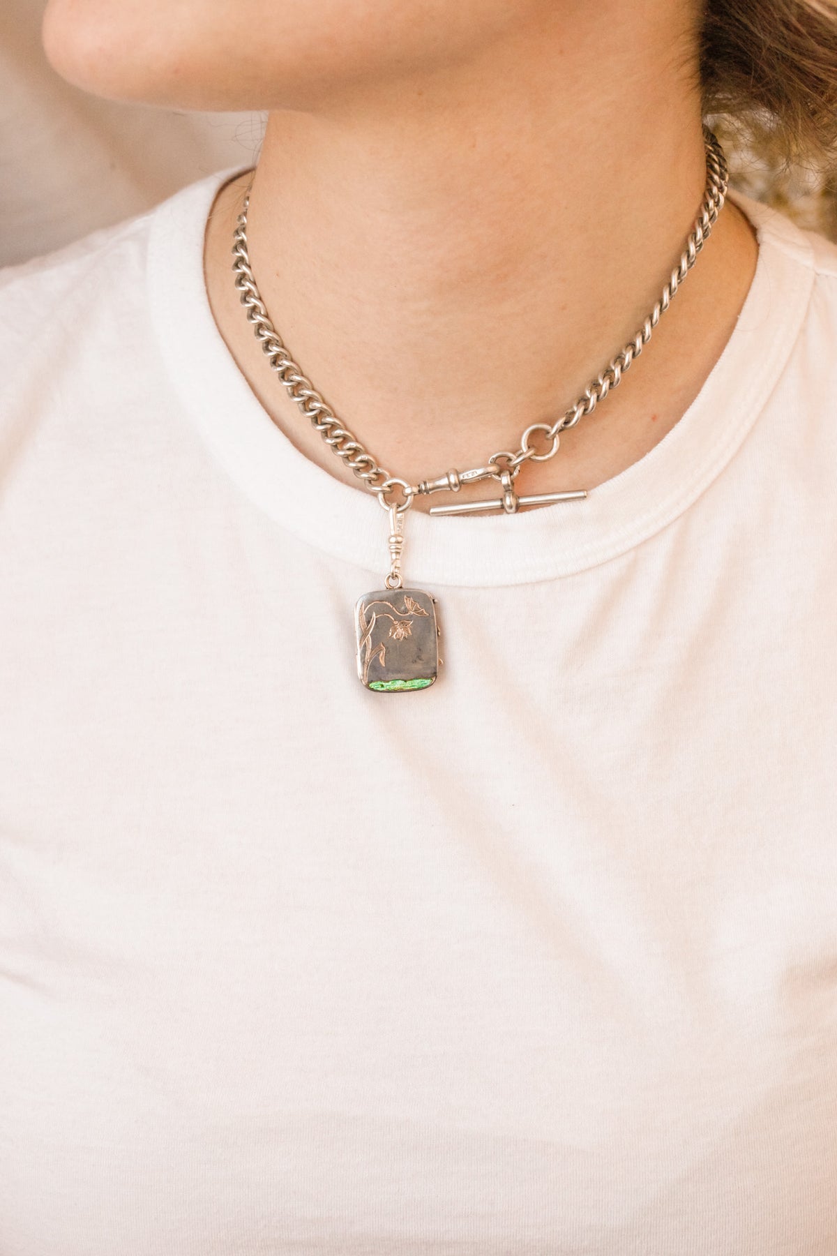 Victorian Sterling Silver Albert Chain