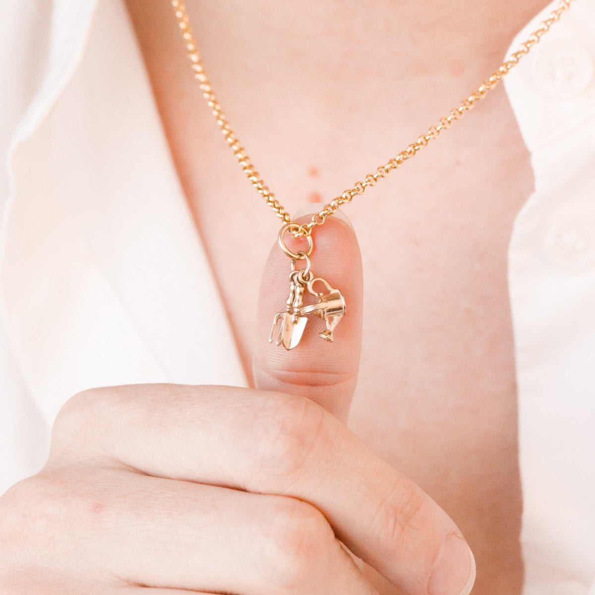 Garden Lover's 10K Gold Charm