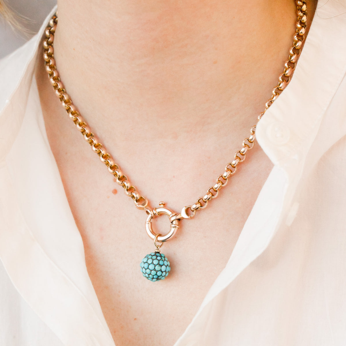 Georgie Rolo Chain and Bolt Clasp