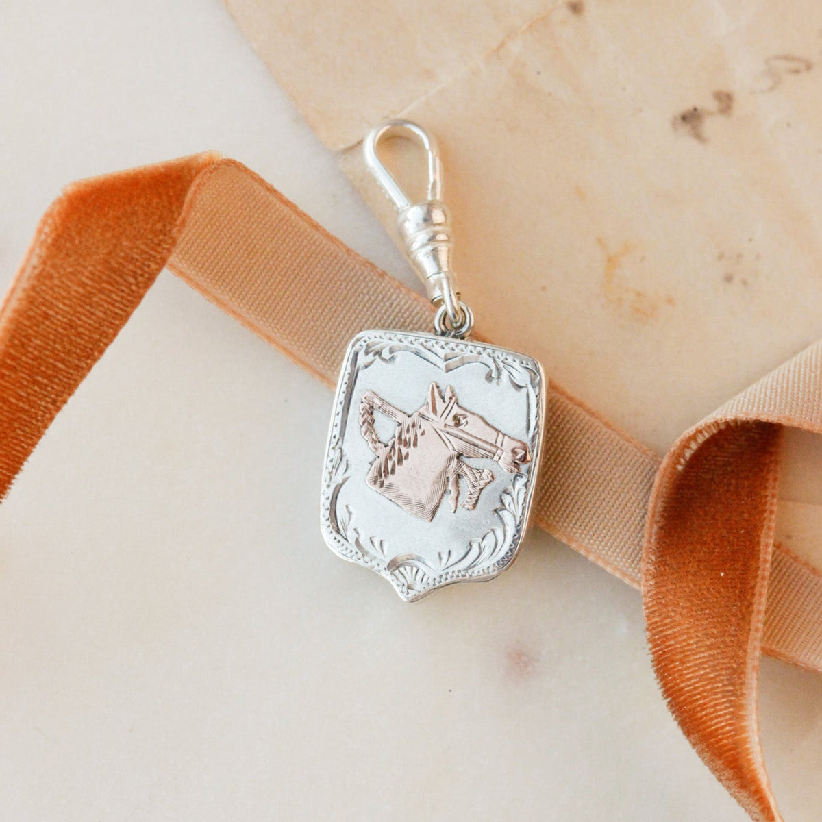 Harriet Victorian Equestrian Horse Head Locket