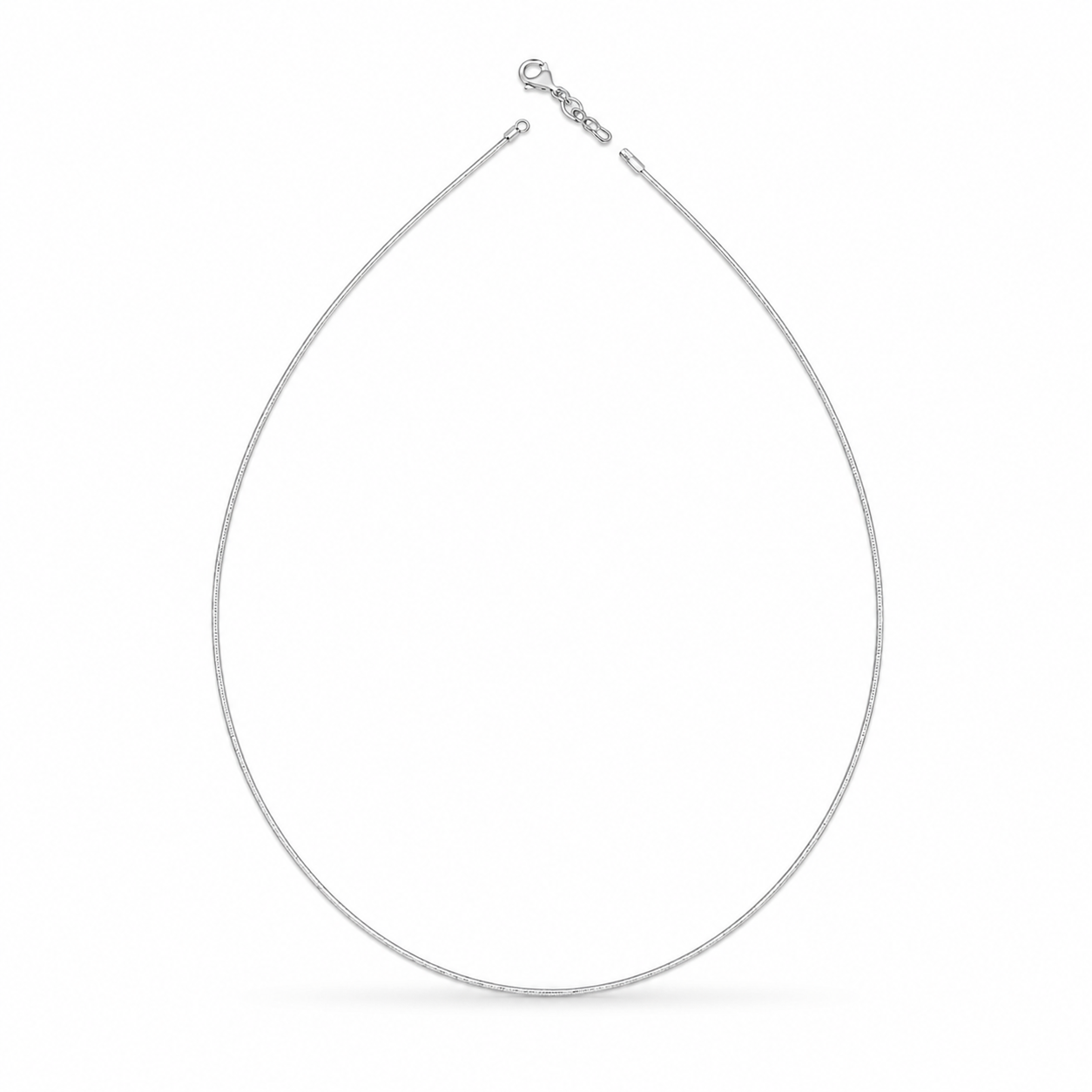 Classic Slim Gold Omega Necklace