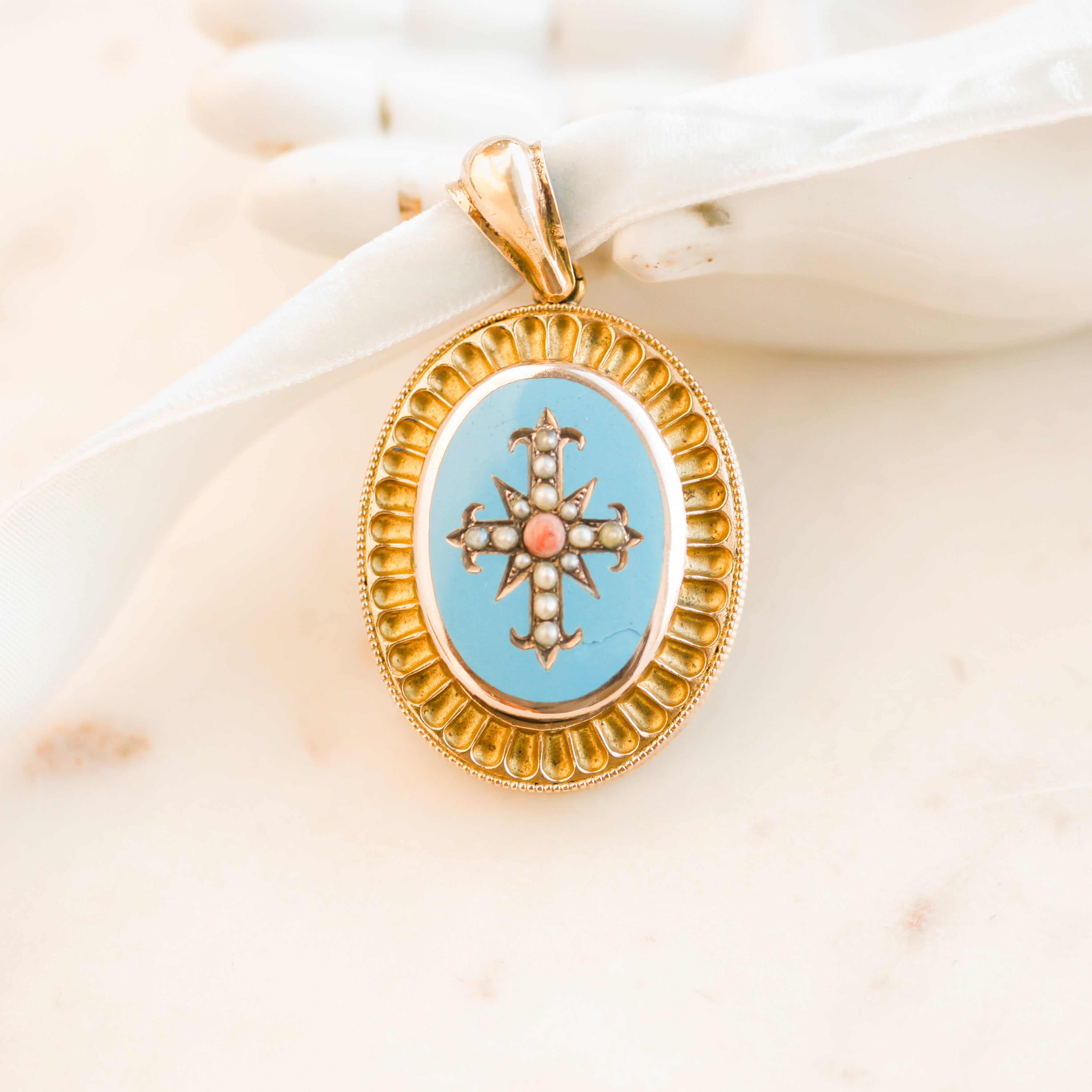 Wymark Enameled Locket