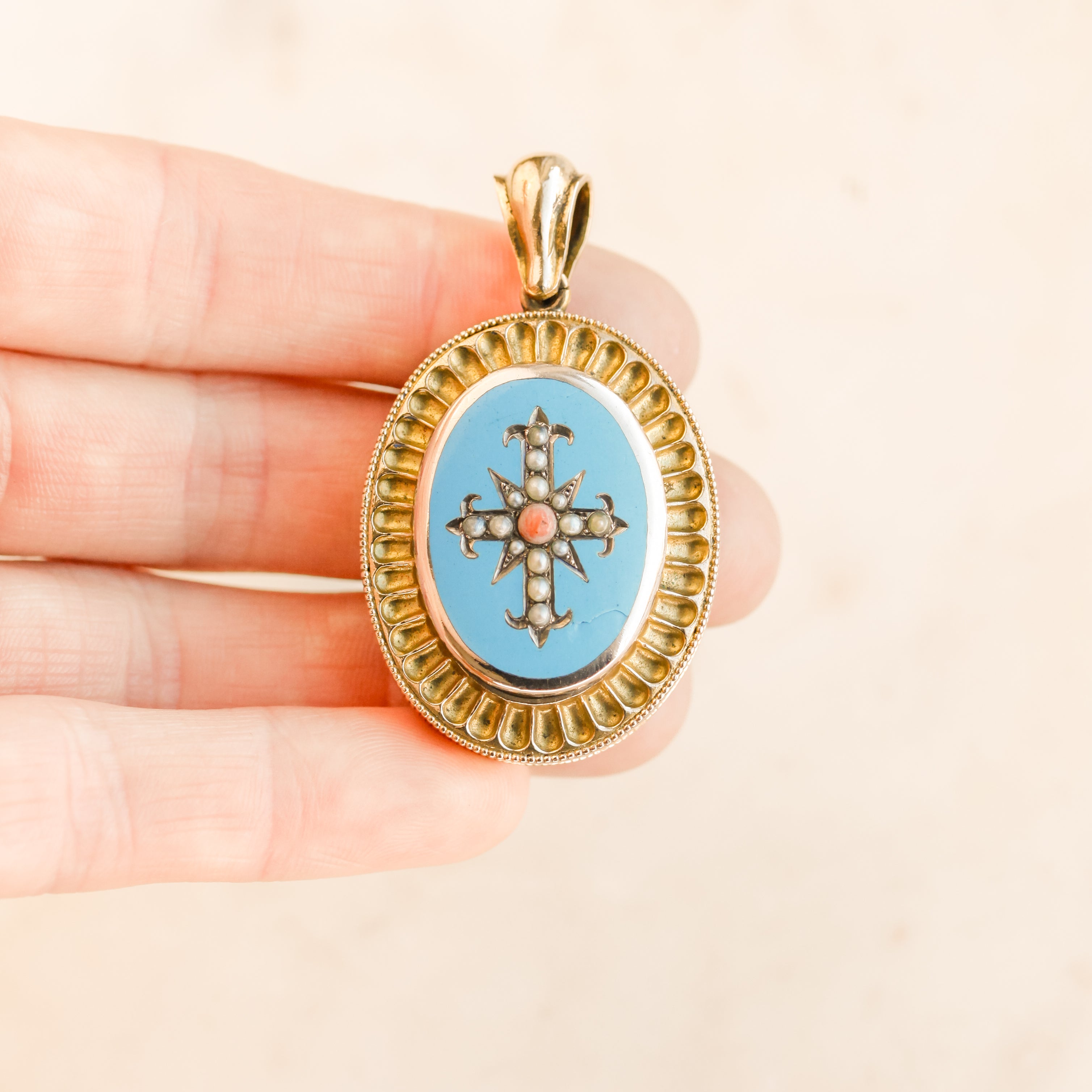 Wymark Enameled Locket