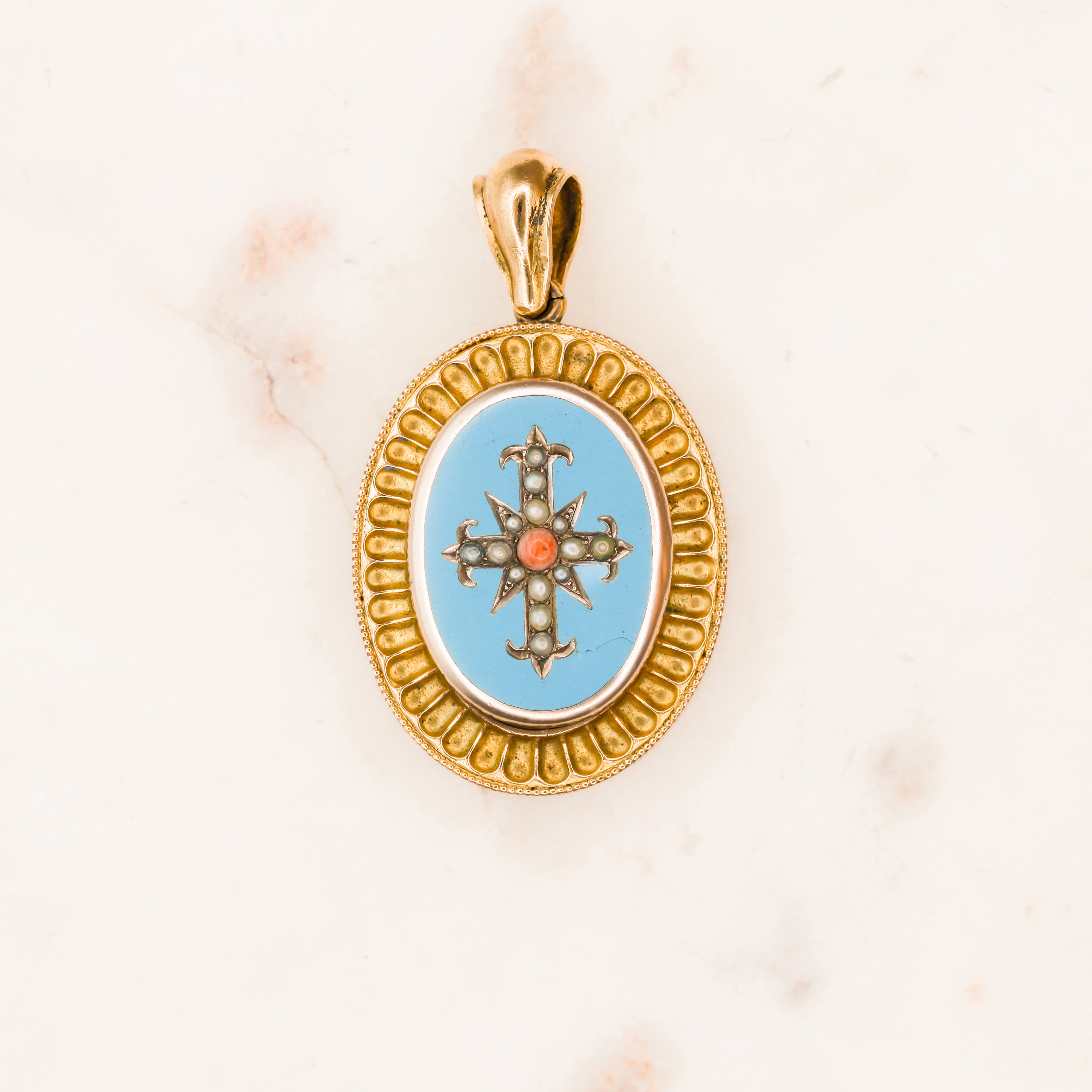 Wymark Enameled Locket