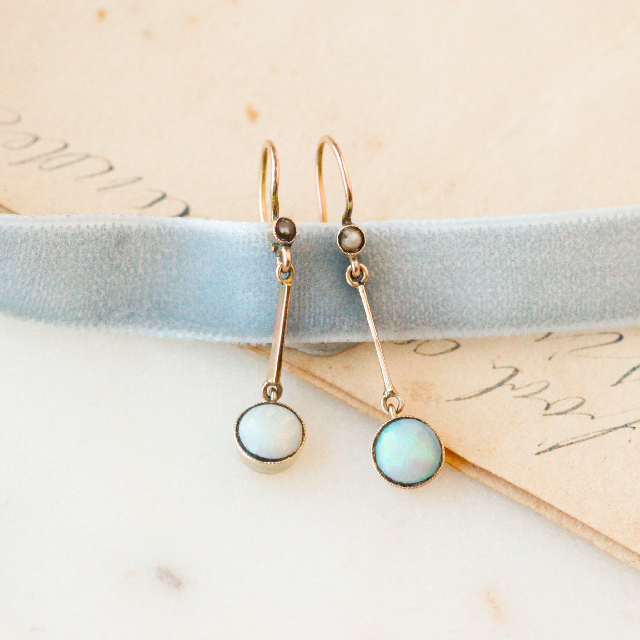 Vern Opal Earrings