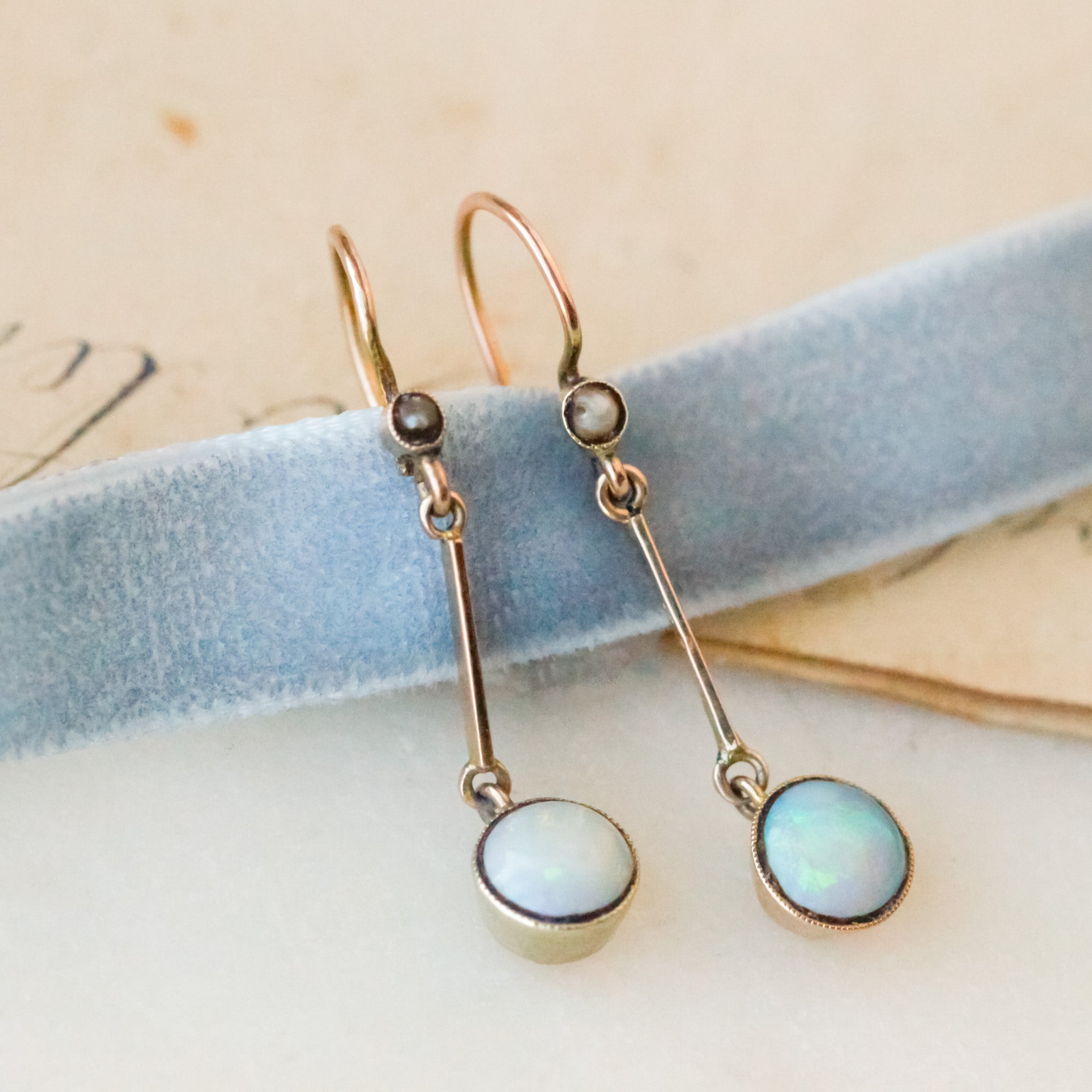 Vern Opal Earrings