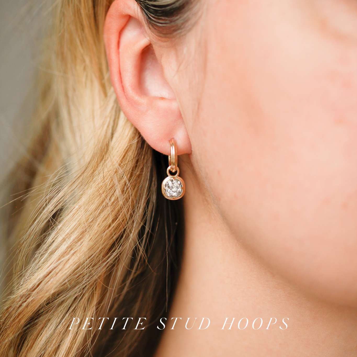Small Charm Pendants with Old Mine Cut Diamonds