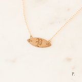 Victorian Engraved Initial Pendants
