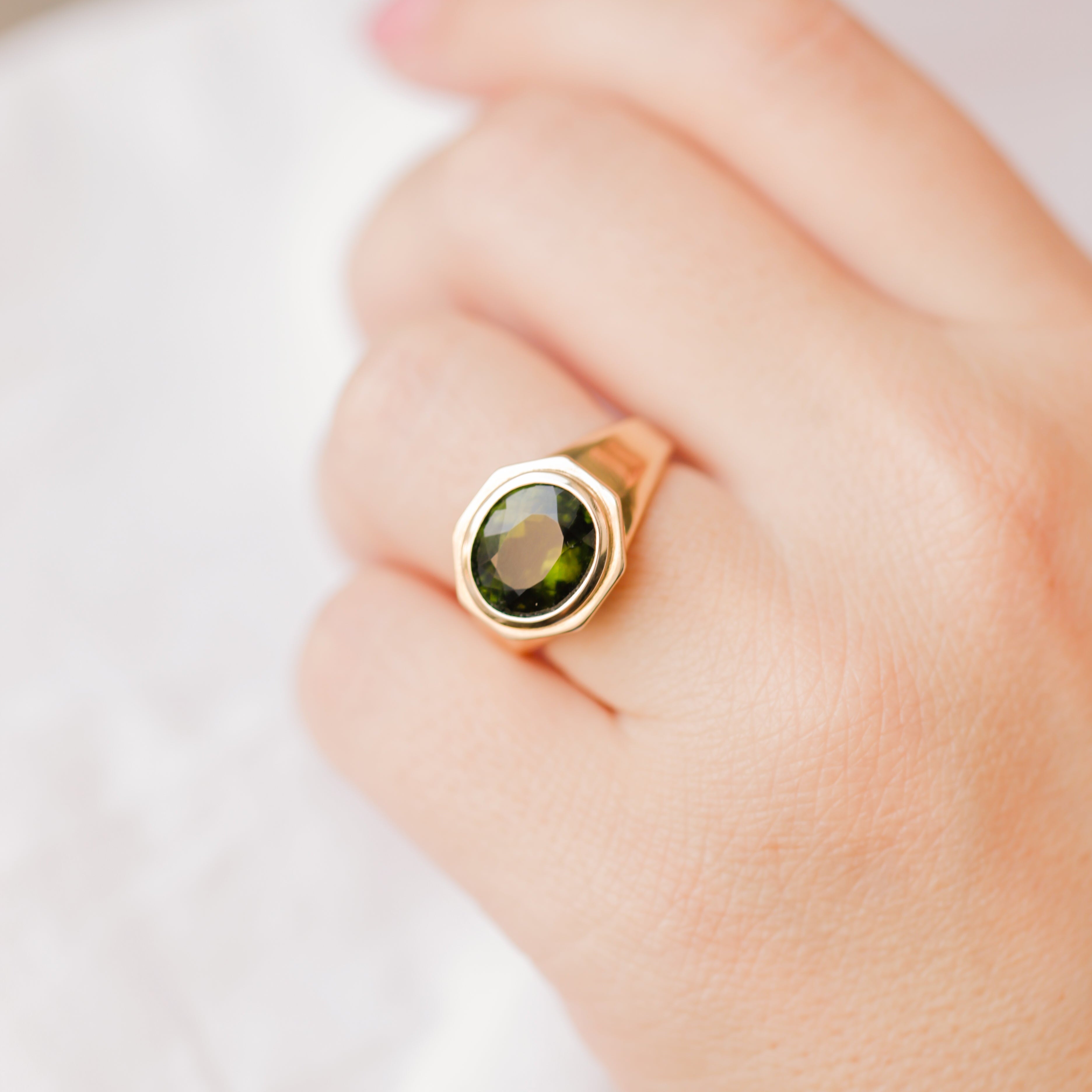 Tourmaline in Signature Petra Setting