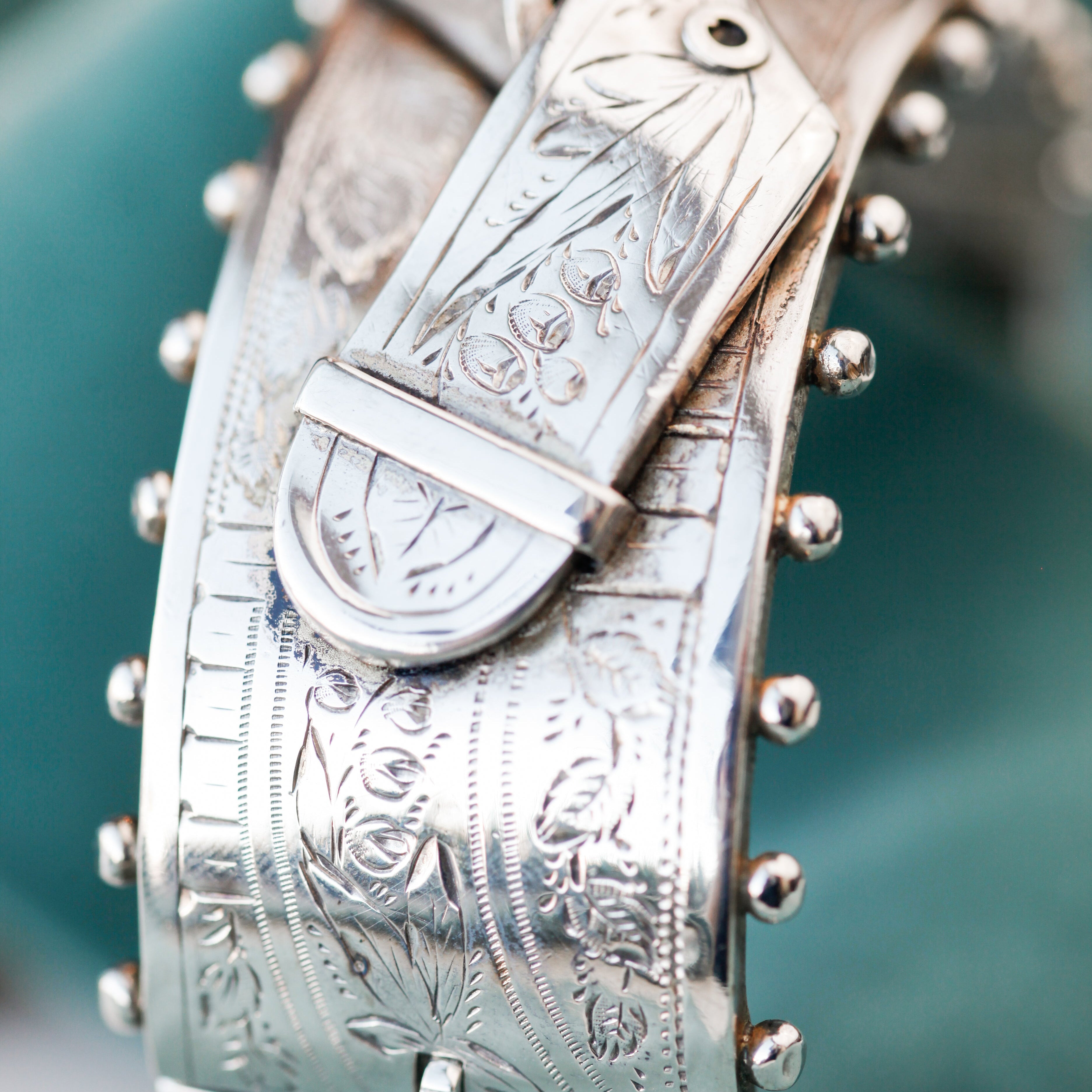 Cera Victorian Buckle Cuff